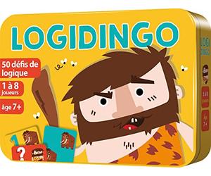Aritma - LOGIDINGO : 50 défis de logique - Jeu de Société Éducatif 7 Ans | Progresser et améliorer Son Niveau en mathématiques - Capacite de Raisonnement - 1 à 8 Joueurs - 15 Min - Version Française