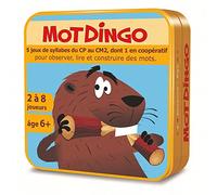 Aritma - MOTDINGO - Jeu Éducatif dès 6 ans - 5 Jeu de Syllabes du CP/CM2 | Jeu Coopératif - Observer Lire et Construire des Mots - Maîtrise du langage - 2-8 joueurs - 15 min - Version Française