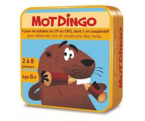 Aritma - MOTDINGO - Jeu Éducatif dès 6 ans - 5 Jeu de Syllabes du CP/CM2 | Jeu Coopératif - Observer Lire et Construire des Mots - Maîtrise du langage - 2-8 joueurs - 15 min - Version Française
