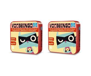 Aritma - VocaDingo CP à CM1 - Jeux de Cartes éducatif - Vocabulaire (Lot de 2)
