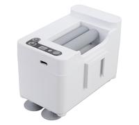 Aritynu Distributeur Automatique de Dentifrice Mural avec Contrôle sans | Double Rouleau en Silicone ABS, sans Pression des Mains pour les Pâtes à Tubes, adapté au Comptoir ou au Mur de Salle de Bain