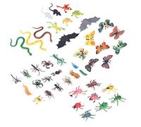 Aritynu Kit de Simulation D'insectes, 43 Pièces, Jouets Réalistes en | Animaux Insectes Vifs et Réalistes, Matière Plastique Douce et Inodore, Ensemble de Jeu Pédagogique éducatif pour Salle de
