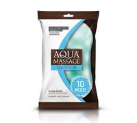 ARIX | 10 éponges de massage pour le corps de la ligne Aqua Massage Tradition, éponge douce de massage corporel avec antibactérien, pour moments de détente - 10 éponges