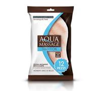 ARIX | 12 éponges de massage énergisant corps de la ligne Aqua Massage Tradition, éponge épluchage délicat, testée dermatologiquement, éponge pores larges tonifiant - 12 pièces