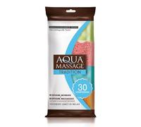 ARIX | 120 éponges corporelles de bain et de massage de la ligne Aqua MAssage Tradition, éponges détente douche massage relaxant, doux et absorbants, éponges colorées - 30 paquets