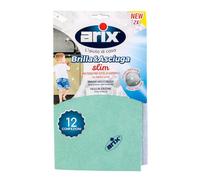 Arix | 24 Chiffons Brilla&Sèche Slim, 29 x 29 cm, Chiffon Multi-usages pour Toutes Les Surfaces, Sèche sans Halos, Riumove La saleté en Profondeur, Chiffon de Cuisine Absorbant - 12 Paquets