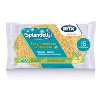 ARIX | Gipsy, 30 éponges délicates en Cellulose de la Ligne Splendelli, éponge Ovale pour Nettoyage et séchage de Toutes Les Surfaces, fabriquée en Italie - 15 Paquets