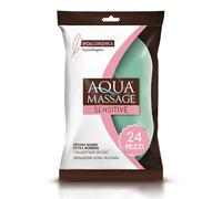 ARIX Lot de 24 éponges de bain extra-douces hypoallergéniques de la ligne Aqua Massage Sensitive, éponge délicate à pores fins, idéale pour les enfants - 24 pièces