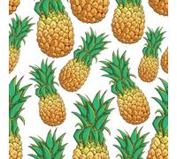 ARiXIaNg Papier peint Ananas épais mat à décoller et à colle 44x1000 cm Terres Agricoles Tropicales Meubles Autocollants Amovible Comptoir Contact Papier Stickers Muraux pour Bains Salon Chambre