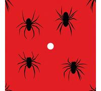 ARiXIaNg Papier peint Araignée Rouge épais mat à décoller et à colle 44x200 cm Rétro Meubles Autocollants Amovible Comptoir Contact Papier Stickers Muraux pour Bains Salon Chambre