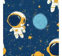 ARiXIaNg Papier peint Astronaute Du Ciel étoilé épais mat à décoller et à colle 44x500 cm Kawaii Meubles Autocollants Amovible Comptoir Contact Papier Stickers Muraux pour Bains Salon Chambre