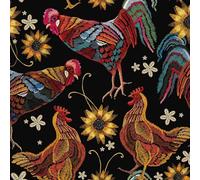 ARiXIaNg Papier peint Fleurs De Coq épais mat à décoller et à colle 44x1000 cm Rural Meubles Autocollants Amovible Comptoir Contact Papier Stickers Muraux pour Bains Salon Chambre