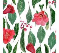 ARiXIaNg Papier peint Fleurs De Grenade épais mat à décoller et à colle 44x600 cm Retro Country Meubles Autocollants Amovible Comptoir Contact Papier Stickers Muraux pour Bains Salon Chambre