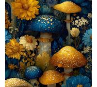 ARiXIaNg Papier peint Forêt De Champignons épais mat à décoller et à colle 44x200 cm Kawaii Meubles Autocollants Amovible Comptoir Contact Papier Stickers Muraux pour Bains Salon Chambre