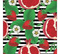 ARiXIaNg Papier peint Grenade épais mat à décoller et à colle 44x1000 cm Jardin Fruitier Meubles Autocollants Amovible Comptoir Contact Papier Stickers Muraux pour Bains Salon Chambre