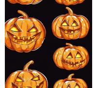 ARiXIaNg Papier peint Halloween épais mat à décoller et à colle 44x500 cm Citrouille Rétro Meubles Autocollants Amovible Comptoir Contact Papier Stickers Muraux pour Bains Salon Chambre