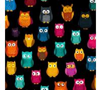 ARiXIaNg Papier peint Hibou épais mat à décoller et à colle 44x1000 cm Animaux Kawaii Meubles Autocollants Amovible Comptoir Contact Papier Stickers Muraux pour Bains Salon Chambre