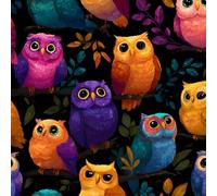 ARiXIaNg Papier peint Hibou épais mat à décoller et à colle 44x200 cm Animaux Kawaii Meubles Autocollants Amovible Comptoir Contact Papier Stickers Muraux pour Bains Salon Chambre