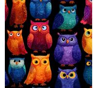 ARiXIaNg Papier peint Hibou épais mat à décoller et à colle 44x200 cm Animaux Kawaii Meubles Autocollants Amovible Comptoir Contact Papier Stickers Muraux pour Bains Salon Chambre