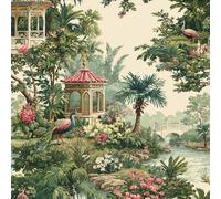 ARiXIaNg Papier peint Jardin épais mat à décoller et à colle 44x600 cm Décors Rétro Meubles Autocollants Amovible Comptoir Contact Papier Stickers Muraux pour Bains Salon Chambre