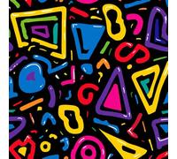 ARiXIaNg Papier peint Lettres Géométriques épais mat à décoller et à colle 44x200 cm Graffiti Meubles Autocollants Amovible Comptoir Contact Papier Stickers Muraux pour Bains Salon Chambre