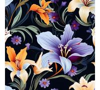 ARiXIaNg Papier peint Lis épais mat à décoller et à colle 44x300 cm Retro Country Meubles Autocollants Amovible Comptoir Contact Papier Stickers Muraux pour Bains Salon Chambre