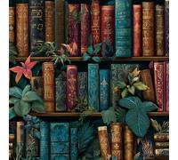 ARiXIaNg Papier peint Livre De Décoration épais mat à décoller et à colle 44x1000 cm Art Rétro Meubles Autocollants Amovible Comptoir Contact Papier Stickers Muraux pour Bains Salon Chambre