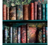 ARiXIaNg Papier peint Livre De Décoration épais mat à décoller et à colle 44x500 cm Art Rétro Meubles Autocollants Amovible Comptoir Contact Papier Stickers Muraux pour Bains Salon Chambre