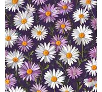 ARiXIaNg Papier peint Marguerite épais mat à décoller et à colle 44x1000 cm Retro Country Meubles Autocollants Amovible Comptoir Contact Papier Stickers Muraux pour Bains Salon Chambre