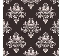 ARiXIaNg Papier peint Motif Baroque épais mat à décoller et à colle 44x1000 cm Bohème Rétro Meubles Autocollants Amovible Comptoir Contact Papier Stickers Muraux pour Bains Salon Chambre
