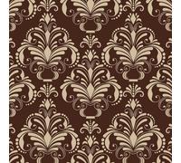 ARiXIaNg Papier peint Motif Baroque épais mat à décoller et à colle 44x1000 cm Bohème Rétro Meubles Autocollants Amovible Comptoir Contact Papier Stickers Muraux pour Bains Salon Chambre