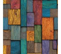 ARiXIaNg Papier peint Mur De Briques Colorées épais mat à décoller et à colle 44x500 cm Rétro Meubles Autocollants Amovible Comptoir Contact Papier Stickers Muraux pour Bains Salon Chambre