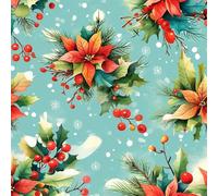 ARiXIaNg Papier peint Noël épais mat à décoller et à colle 44x500 cm Sapin Kawaii Meubles Autocollants Amovible Comptoir Contact Papier Stickers Muraux pour Bains Salon Chambre