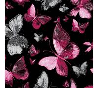 ARiXIaNg Papier peint Papillon Rose épais mat à décoller et à colle 44x500 cm Ciel étoilé Meubles Autocollants Amovible Comptoir Contact Papier Stickers Muraux pour Bains Salon Chambre