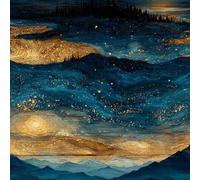 ARiXIaNg Papier peint Peinture De Paysage épais mat à décoller et à colle 44x200 cm Art Meubles Autocollants Amovible Comptoir Contact Papier Stickers Muraux pour Bains Salon Chambre