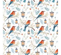 ARiXIaNg Papier peint Petit Oiseau épais mat à décoller et à colle 44x500 cm Forêt Et Pastorale Meubles Autocollants Amovible Comptoir Contact Papier Stickers Muraux pour Bains Salon Chambre