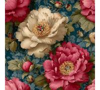 ARiXIaNg Papier peint Pivoine épais mat à décoller et à colle 44x1000 cm Rural Meubles Autocollants Amovible Comptoir Contact Papier Stickers Muraux pour Bains Salon Chambre