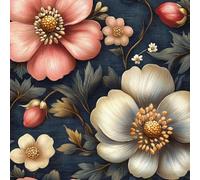 ARiXIaNg Papier peint Pivoine épais mat à décoller et à colle 44x1000 cm Rural Meubles Autocollants Amovible Comptoir Contact Papier Stickers Muraux pour Bains Salon Chambre