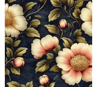 ARiXIaNg Papier peint Pivoine épais mat à décoller et à colle 44x1000 cm Rural Meubles Autocollants Amovible Comptoir Contact Papier Stickers Muraux pour Bains Salon Chambre