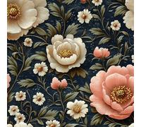 ARiXIaNg Papier peint Pivoine épais mat à décoller et à colle 44x1000 cm Rural Meubles Autocollants Amovible Comptoir Contact Papier Stickers Muraux pour Bains Salon Chambre