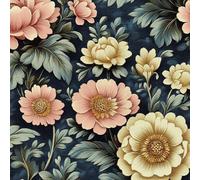 ARiXIaNg Papier peint Pivoine épais mat à décoller et à colle 44x200 cm Rural Meubles Autocollants Amovible Comptoir Contact Papier Stickers Muraux pour Bains Salon Chambre