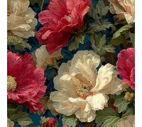 ARiXIaNg Papier peint Pivoine épais mat à décoller et à colle 44x300 cm Rural Meubles Autocollants Amovible Comptoir Contact Papier Stickers Muraux pour Bains Salon Chambre