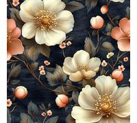 ARiXIaNg Papier peint Pivoine épais mat à décoller et à colle 44x300 cm Rural Meubles Autocollants Amovible Comptoir Contact Papier Stickers Muraux pour Bains Salon Chambre