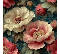 ARiXIaNg Papier peint Pivoine épais mat à décoller et à colle 44x500 cm Rural Meubles Autocollants Amovible Comptoir Contact Papier Stickers Muraux pour Bains Salon Chambre