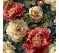 ARiXIaNg Papier peint Pivoine épais mat à décoller et à colle 44x600 cm Rural Meubles Autocollants Amovible Comptoir Contact Papier Stickers Muraux pour Bains Salon Chambre