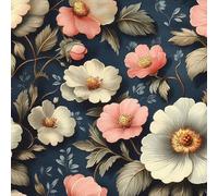 ARiXIaNg Papier peint Pivoine épais mat à décoller et à colle 44x600 cm Rural Meubles Autocollants Amovible Comptoir Contact Papier Stickers Muraux pour Bains Salon Chambre