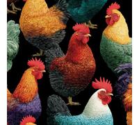 ARiXIaNg Papier peint Poulet Rétro épais mat à décoller et à colle 44x200 cm Animaux Kawaii Meubles Autocollants Amovible Comptoir Contact Papier Stickers Muraux pour Bains Salon Chambre