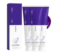 Ariyv Dentifrice Blancheur Violet,Ariyv Pâte à Dents Blanchissante,100 g (3PC)
