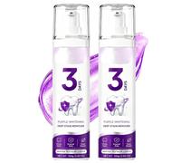 Ariyv Dentifrice Blanchissant Violet,Ariyv Correcteur Dentifrices white Dentifrice Violet,Purple Teeth Whitening,élimine les taches de café, de thé et de vin, soin respectueux de l'émail (2PC)