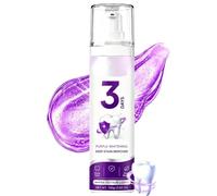 Ariyv Dentifrice Blanchissant Violet,Ariyv Correcteur Dentifrices white Dentifrice Violet,Purple Teeth Whitening,élimine les taches de café, de thé et de vin, soin respectueux de l'émail (1PC)